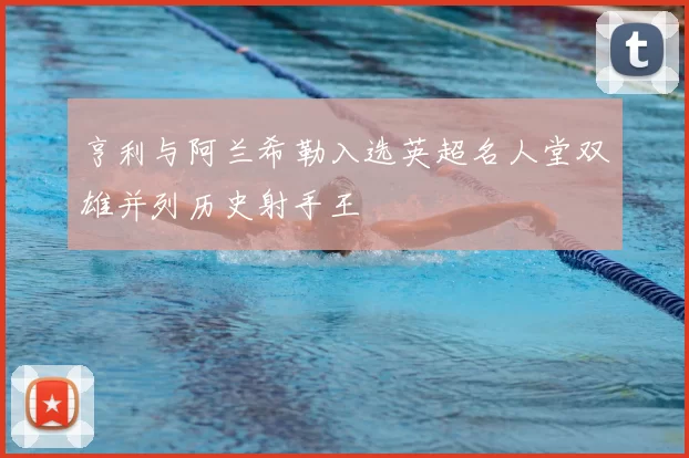 亨利与阿兰希勒入选英超名人堂双雄并列历史射手王