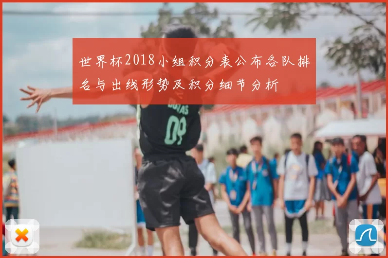 世界杯2018小组积分表公布各队排名与出线形势及积分细节分析